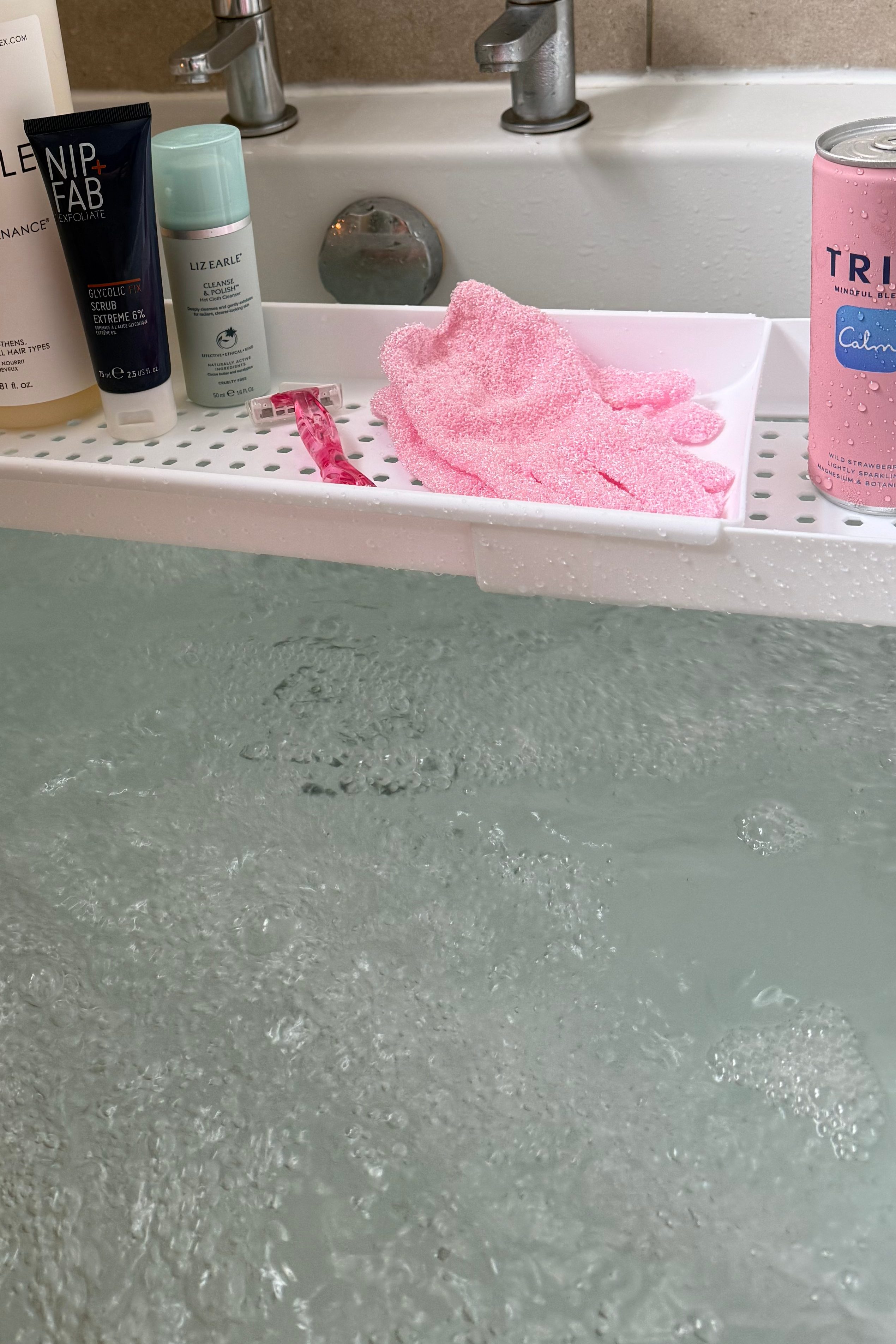 bath caddy bath time self care