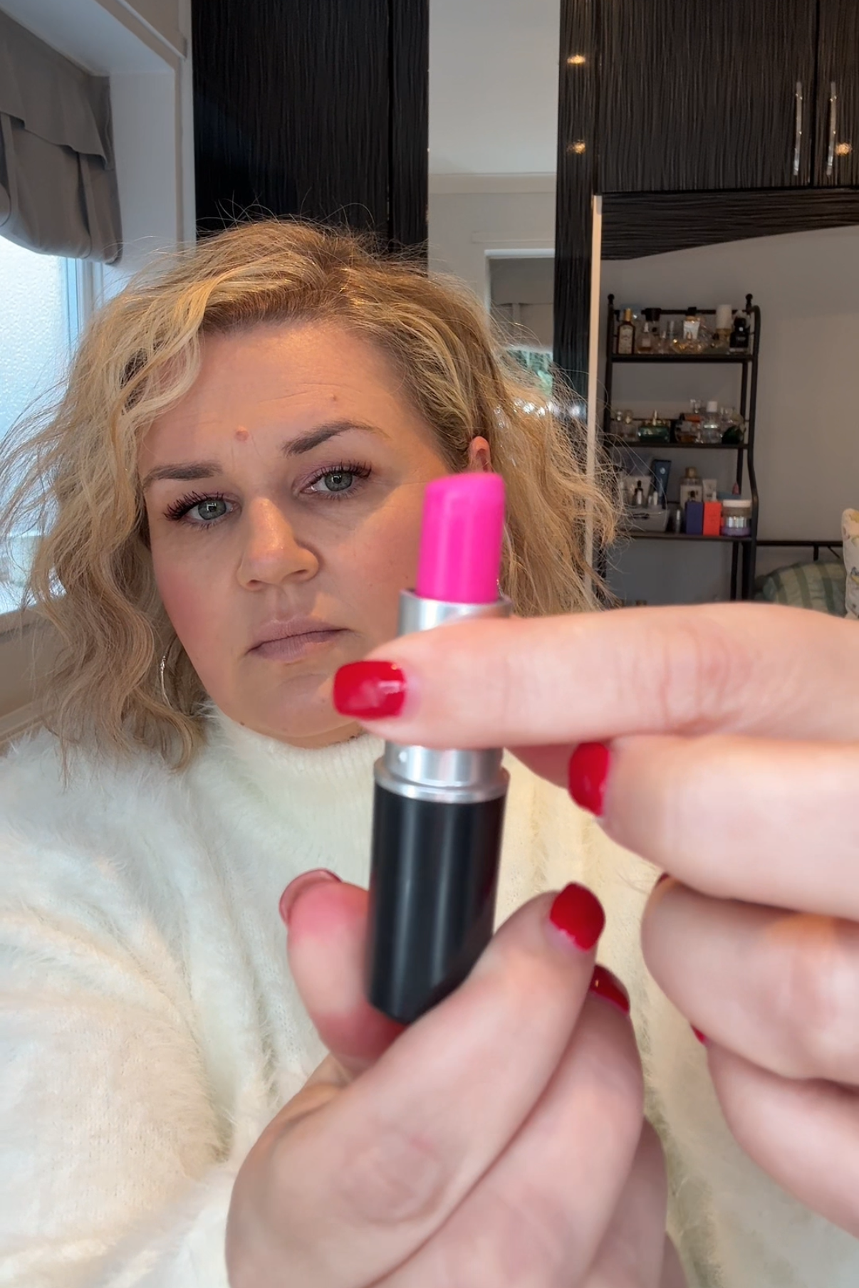 mac bright pink lipstick candy yum yum over 40