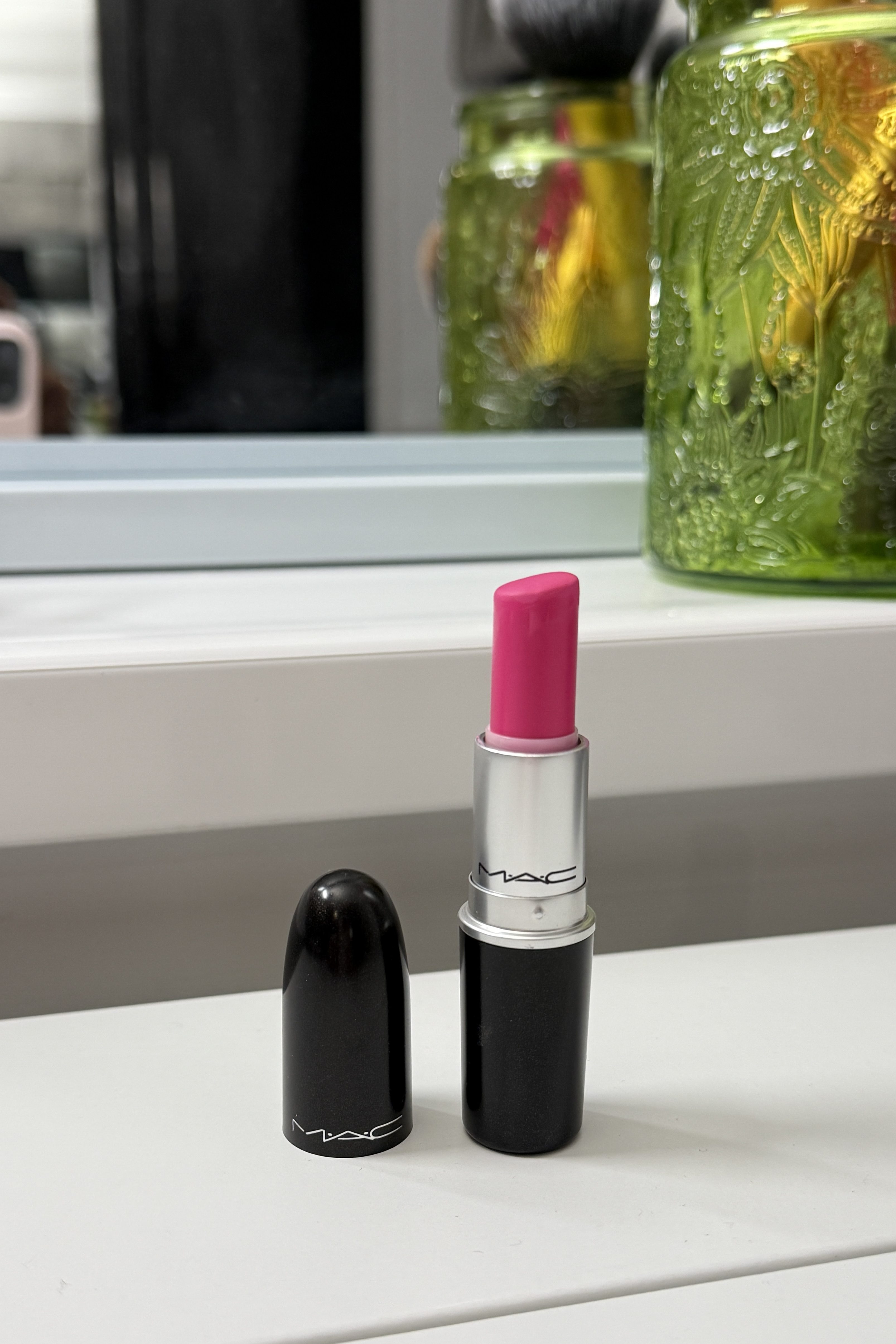 mac bright pink lipstick candy yum yum over 40