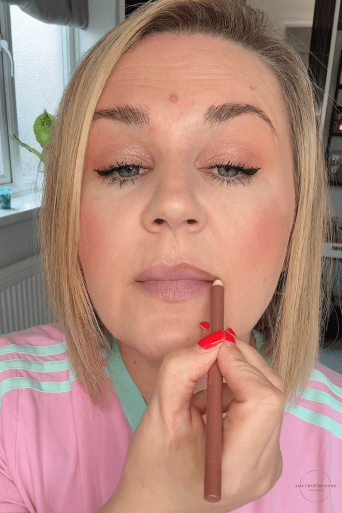 maybelline lifter liner shade on it mid application